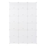 12-Tier Portable 72 Pair Shoe Rack Organizer 36 Grids Tower Shelf Storage Cabinet Stand Expandable 00409728