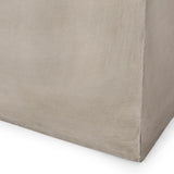 ZNTS Outdoor MGO Side Table ,Light Grey 70882.00