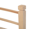 Arch Bridge Small Wooden Bridge Courtyard Outdoor Anticorrosive Wood Landscape Bridge Burlywood 67563764