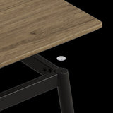 Modern minimalist wood grain tabletop dining table, stylish dining table, kitchen dining table, W1727P229031