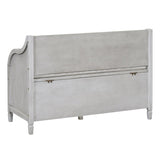 Rustic Style Solid wood Entryway Multifunctional Storage Bench with Safety Hinge 76985453