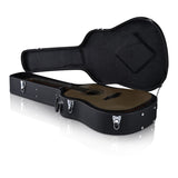 ZNTS Guitar Hard Case for Acoustic Guitar made of hard plywood wrapped in PU leather（No shipment on 15414695