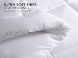 Three-pack of 100% polyester brushed single quilted comforters with microfiber filling, a down 46581941
