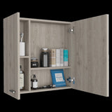 Kenya Medicine Cabinet, Mirror, Double Door, Four Interior Shelves B128P148727