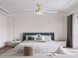 (Same as W934P444016) 52" Ceiling Fan with Light ,Remote Control, Adjustable Dimmable Lighting & W934P501772