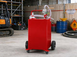 Fuel Caddy, 35 Gallon, Gas Storage Tank on 4 Wheels,Gasoline Diesel Fuel Container for Cars 40478933