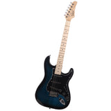 ZNTS GST Stylish Electric Guitar Kit with Black Pickguard Dark Blue 58863012