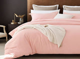 6PC Pure Color Bedding - Microfiber Hotel Series, with Zipper Closure Quilt Cover and Two 30249760