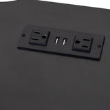180 Wall Mounted Floating 80" TV Stand with 20 Color LEDs and Charging Station W331P225208