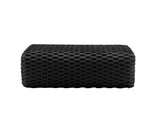 Ottoman Flannelette Fabric-Black W714P377099