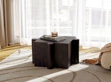 Puzzle Art Side Table, Modular Convex Edge MGO Table - Buy Singles or Combine for Custom Layouts, N770P347931A