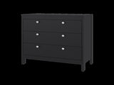Libby Dresser, 3 Drawers, Black Wengue B097P480474