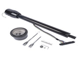 30" GM Steering Column Tilt Manual Floor Shift No Key w/ ADAPTER Hot Rod Black 74361842