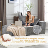 UNITED WE WIN Exquisite fabric technology, intimate two-person design, lazy leisure sitting, free W1568P222615