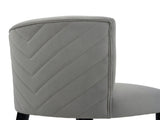 27inch-counterstool, modern design with smooth, light - colored fabricnd circular footrest with N780P224409G