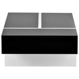 Contemporary Rectangle Design Living Room Furniture, Modern High Gloss Surface Cocktail Table, 52481861