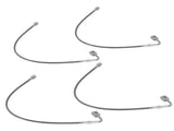 Stainless Steel Extended Brake Lines Fit fit for Jeep Wrangler 2WD/4WD 2007-2017 13338697