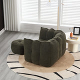 Soft Bean Bag Chair with High Resilient Foamfor living room and bedroom,Comfortable Square W1996P182140