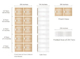 A row of eight-layer foldable and stackable multi-size shoe racks is easy to assemble, with high 18086239