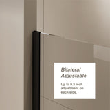 Glass Shower Door, 30 - 60 in.W x 72 in.H Shower Sliding Door Walk-in Shower Screen Dual Usage,1/4 W3048P278316