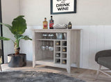 New Canaan 6-Bottle 1-Drawer 1-Shelf Bar Cabinet Light Grey B06280165