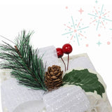 3pcs Square ABS Plastic Rack Garden Festive Decoration LED60 Light Warm White Light Cotton Thread 21852728