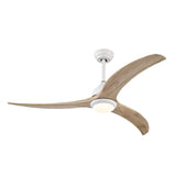 (Same SKU W1592P176976) 52" Ceiling Fan, Solid Wood Blades Ceiling Fan With Light with Remote W1592P268382