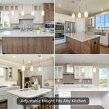 Glass Pendant Light, Modern Pendant Lighting for Kitchen Island, Farmhouse Mini Pendant Lamp with 24506659