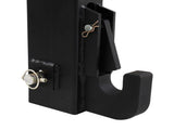 3 Pt Quick Hitch Adapter For Category 1 & 2 W/ Adjustable Bolt Tractor 3000lb,Black 63807864