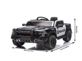 Kids Ride On Police Car, 12V Electric Vehicle with 2.4G Remote Control, Dual Motors, Slow Start, W1760P426785
