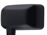 Left Manual Mirror Textured fit for Jeep Wrangler Unlimited 2007-2018 Black 56251151
