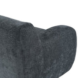 U_Style 81.5" Minimalist Compression Sofa, Curved Design, 3-Seater Casual Sofa for Living Rooms, N711P192002E