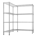 58''W Adjustable Storage Shelves 1200LBS NSF Wire Shelving Unit 4 Tier Metal Shelving for Storage 17635992