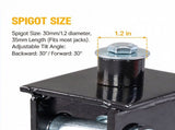 1100 lbs / 0.5 Ton Low-Profile Transmission Jack Cradle Compatible Horizontal Jacks 73208792