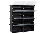 7-Tier Portable 28 Pair Shoe Rack Organizer 14 Grids Tower Shelf Storage Cabinet Stand Expandable 95502788