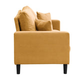 74" High Resilience three seater Sofa, Wooden Frame 3 Seat Sofa, Comfy , Modern Upholstered Sofa, W311P221215