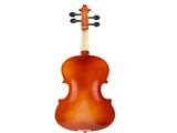 GV100 1/2 Acoustic Violin Case Bow Rosin Strings Tuner Shoulder Rest Coffee 36379191
