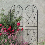 4 Pack Metal Garden Trellis 71" x 19.7" Rustproof Trellis for Climbing Plants Outdoor Flower Support 36708234