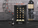 American Standard JC-53 AC 115V /60Hz 18Bottle/1.8Cu.Ft/52L/ Compressor Wine Cabinet Black 07940090