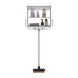 Wall Storage Cabinet Alikuri, Four Cabinets, White Finish B092123122