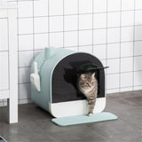 ZNTS Fully Enclosed Cat Litter Box/Cat Litter Box 85373998