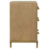 Sand Wash 3-drawer Nightstand with USB Ports B062P145556