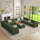 Single seat sofa Compressed Sectional Sofa Modern Minimalist Style Corduroy Couch, Sleeper Sofa for W487P230473