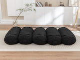 Adjustable Floor Sofa, Corduroy Lazy Sofa with Adjustable Straps for Versatile Configurations, W1170P365602