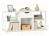 Cube Bookcase with Storage Drawer, Engineered Wood Open Cubby Organizer, 330 LBS Total Capacity 81842129