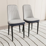 63 "medieval modern cream style MDF dining table and PU dining chair set 6. Assemble Desktop and 48458232