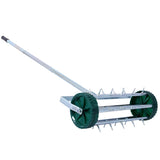 Lawn Aerator, Heavy Duty Rolling Lawn Aerator, Garden Yard Rotary Push Lawn Aeration with Steel 39005271