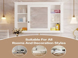 35'' x 28'' Wall Mounted Bathroom Storage Cabinet, Medicine Cabinet, Modern Bathroom Wall Cabinet 41844907