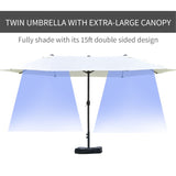 Outdoor beach umbrella/Double-Sided Market Umbrella 75782802