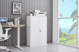 Metal Storage Cabinet with Locking Doors and Adjustable Shelf, Filing Storage Cabinet , 66558843